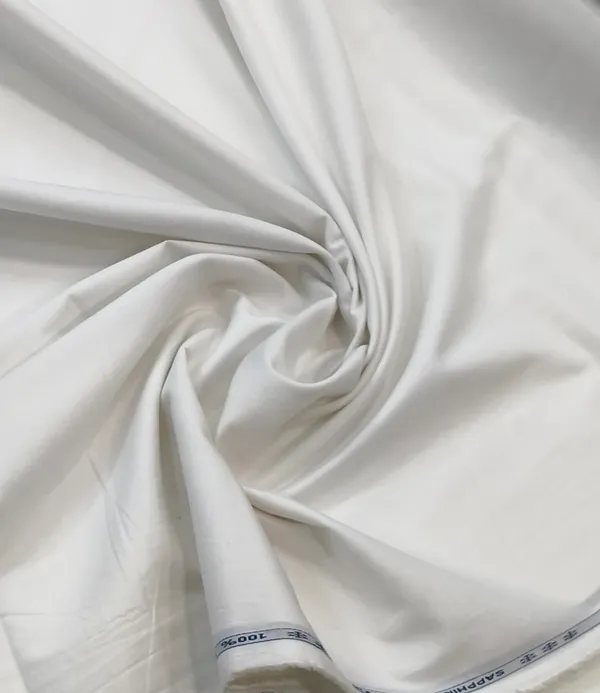 White_Arvind_100%_Premium_Cotton_Fabric_for_Shirts_And_Kurta_Pajama