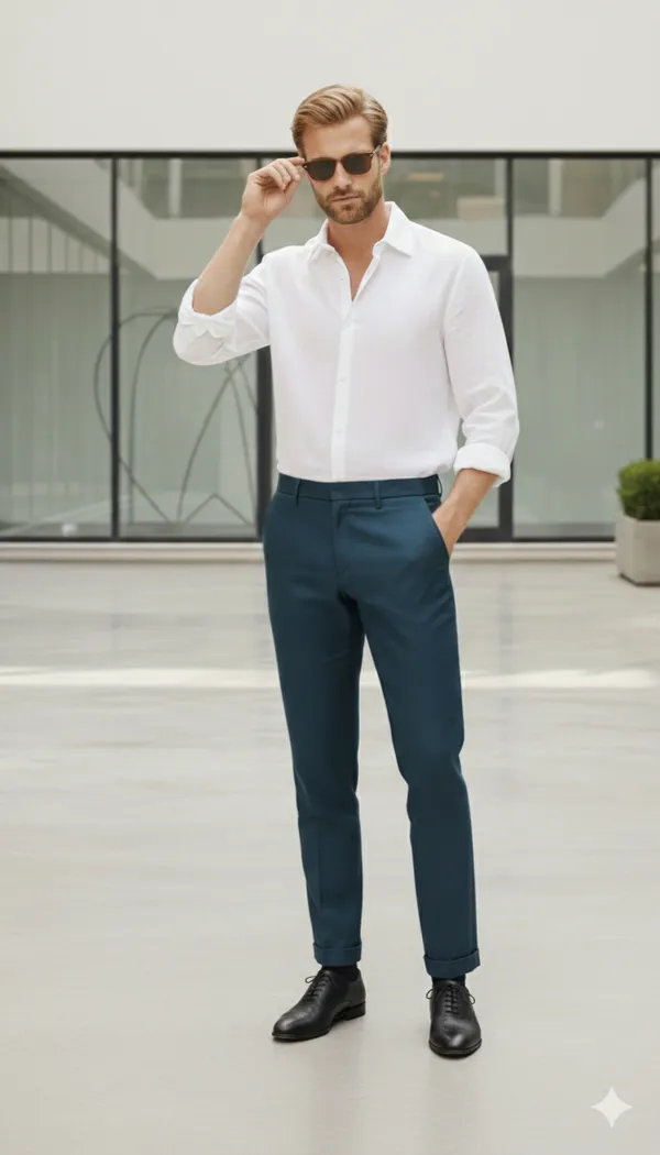 Dark_Teal_Blue_Burgoyne_100%_Pure_Linen_Trouser_Fabric