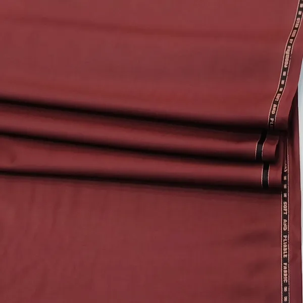 Maroon_Raymond_Fine_Terry_Rayon_Fabric_for_Blazers,_Suits_and_Trouser