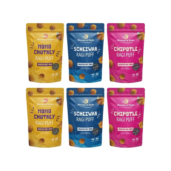 Roasted_Ragi_Puffs_Combo_-_Schezwan_|_Chipotle_|_Momo_Chutney_(Pack_Of_6)