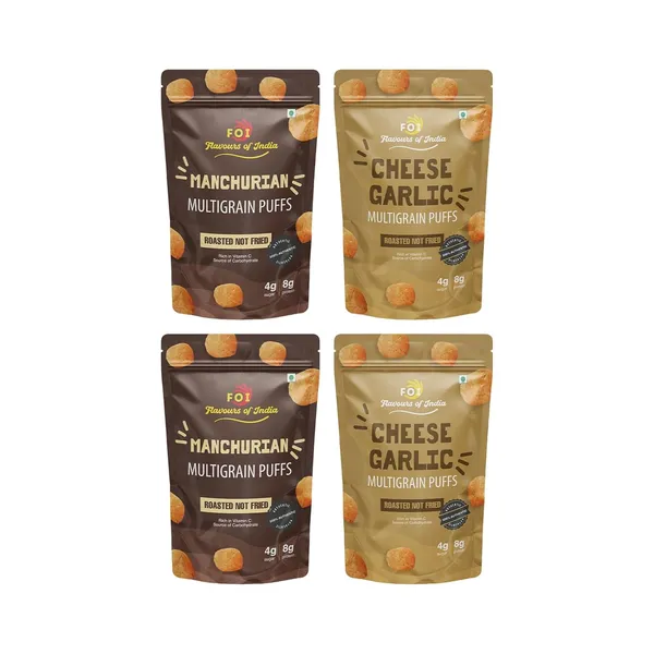 Roasted_Multigrain_Puffs_Combo_-_Cheese_Garlic_|_Manchurian_(Pack_Of_4)