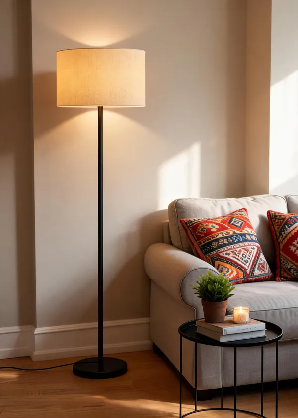 Black_&_Beige_Metal_Floor_Lamp_For_Home_Lighting