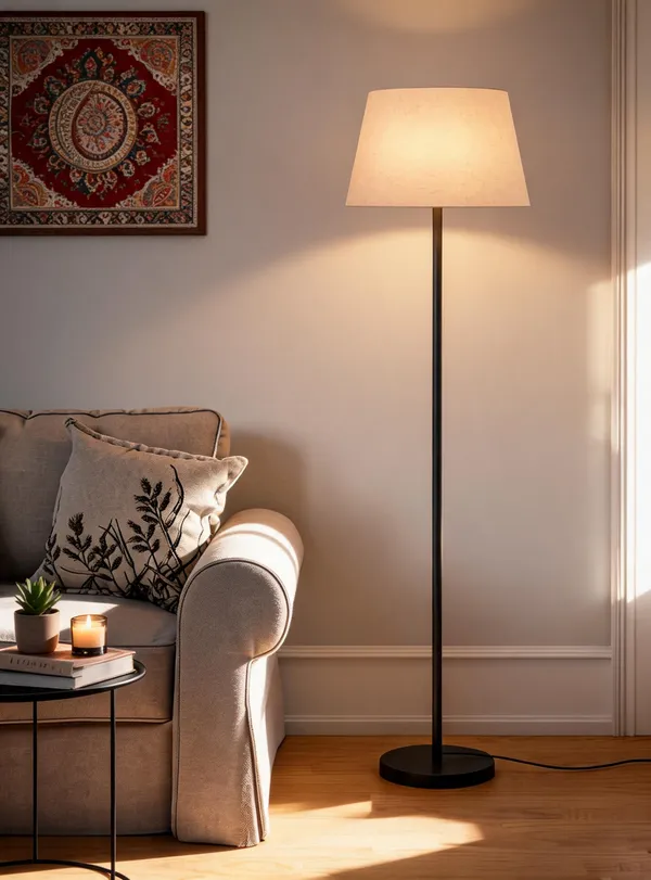 Black_&_Beige_Metal_Floor_Lamp_For_Home_Lighting