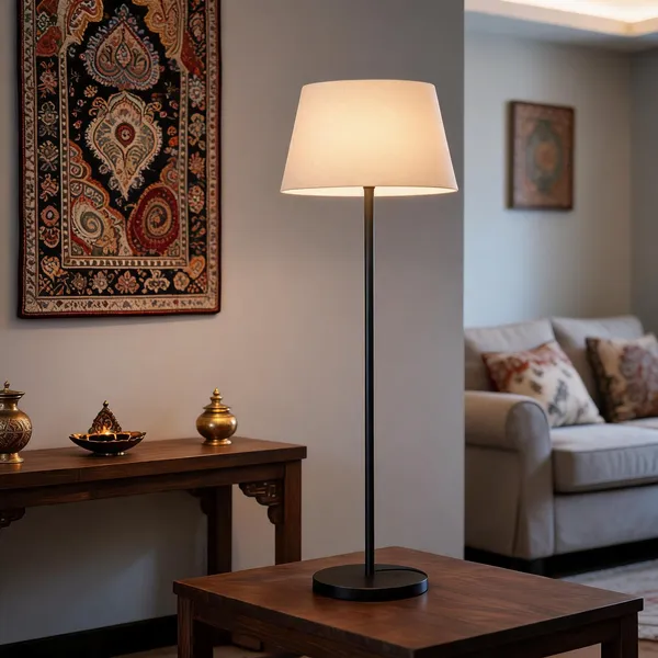 Black_&_Beige_Metal_Floor_Lamp_For_Home_Lighting
