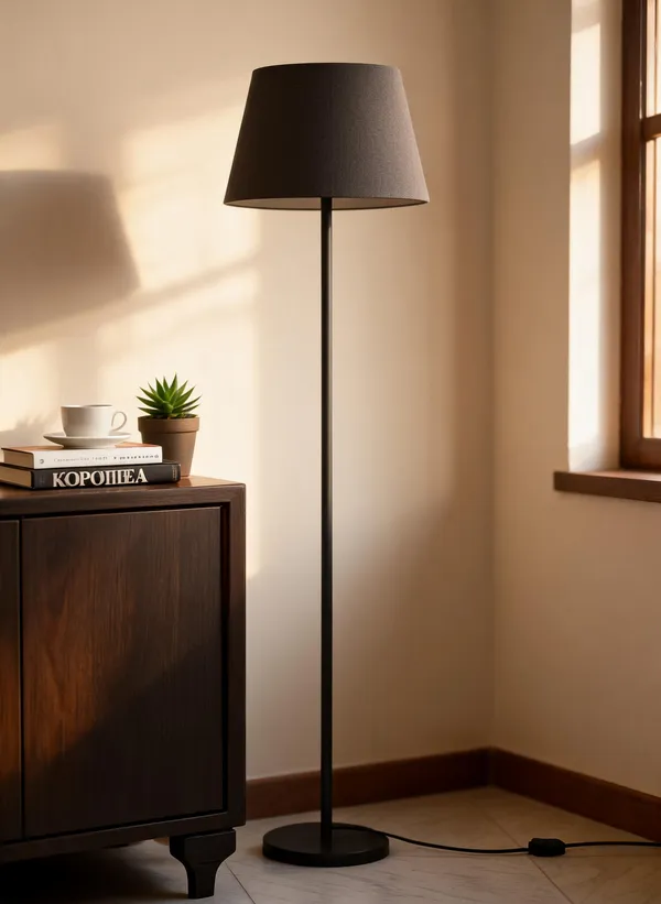Black_Brass_Floor_Lamp_For_Home_Lighting