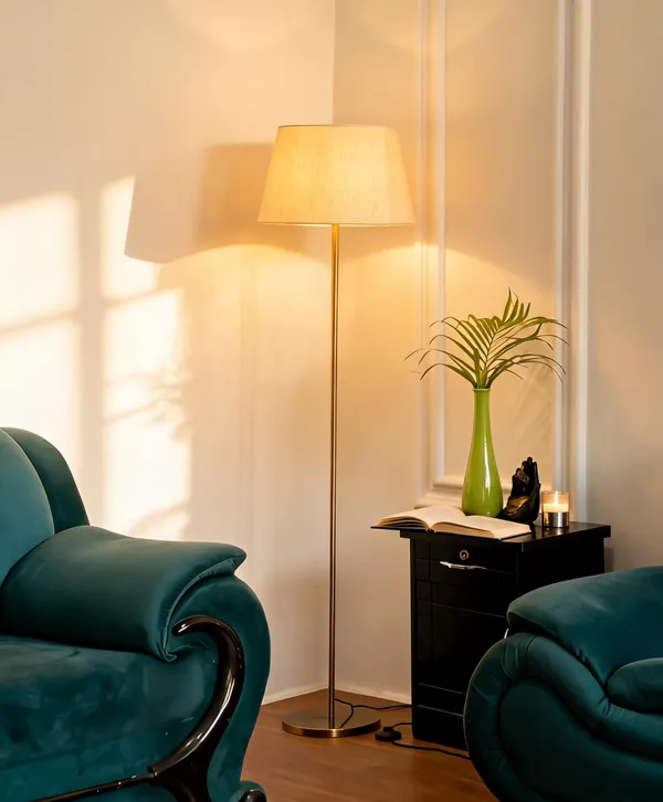 Yellow_Brass_Floor_Lamp_For_Home_Lighting