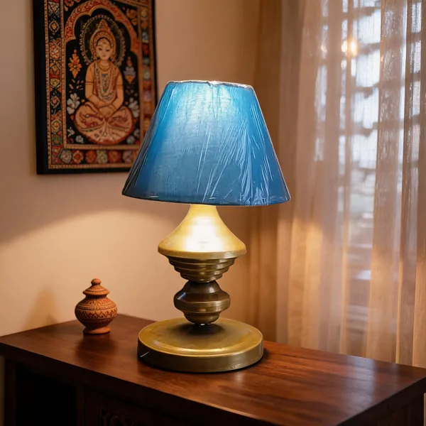 Sky_Blue_Brass_Table_Lamp_For_Home_Lighting