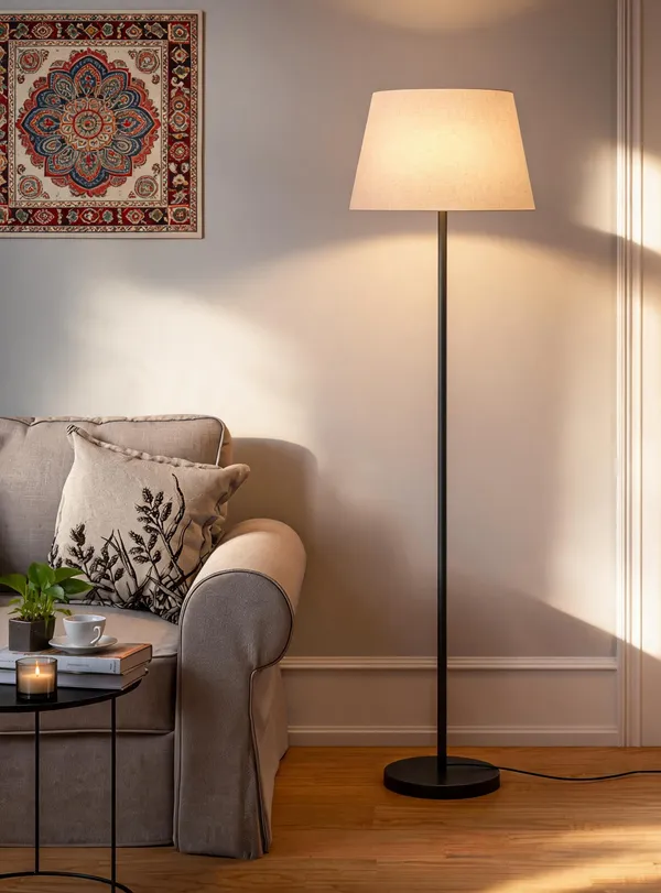 Yellow_Metal_Floor_Lamp_For_Home_Lighting