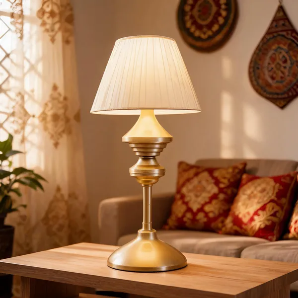 White_Brass_Table_Lamp_For_Home_Lighting