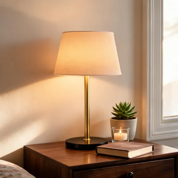 White_Brass_Table_Lamp_For_Home_Lighting