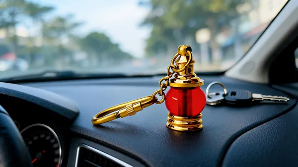 Gold_Metal_Keychain_For_Everyday_Carry