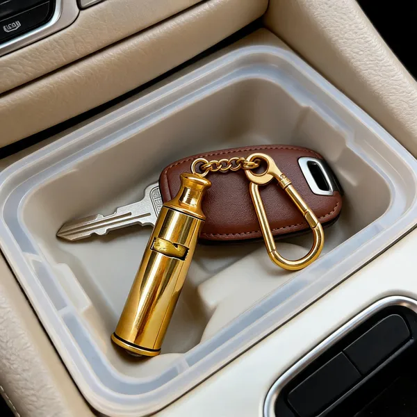 Gold_Metal_Whistle_Keychain_For_Safety_&_Outdoor