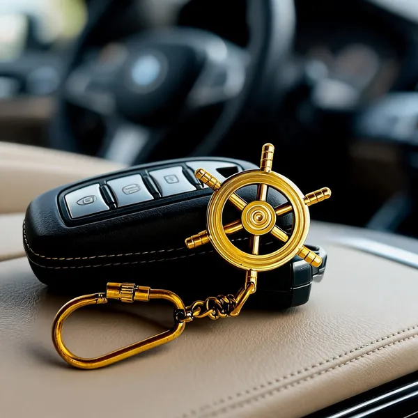 Gold_Metal_Keychain_For_Everyday_Carry