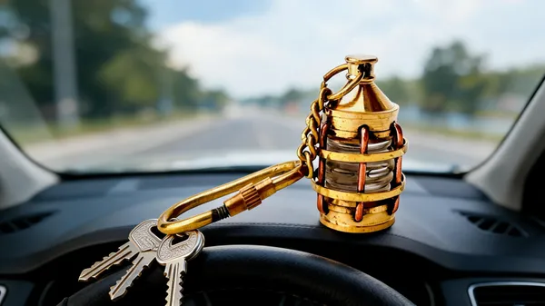 Gold_Metal_Keychain_For_Everyday_Carry