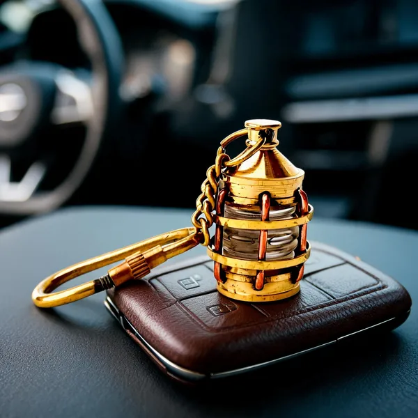 Gold_Metal_Keychain_For_Everyday_Carry