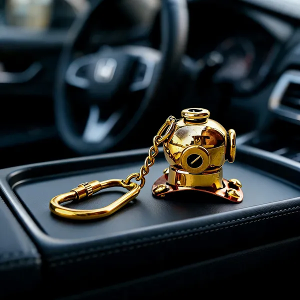 Gold_Metal_Keychain_For_Everyday_Carry