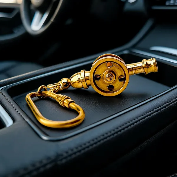 Gold_Metal_Keychain_For_Everyday_Carry
