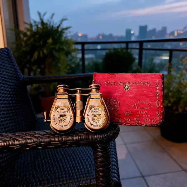 Brass_&_Gold_Metal_Binoculars_For_Outdoor_&_Travel