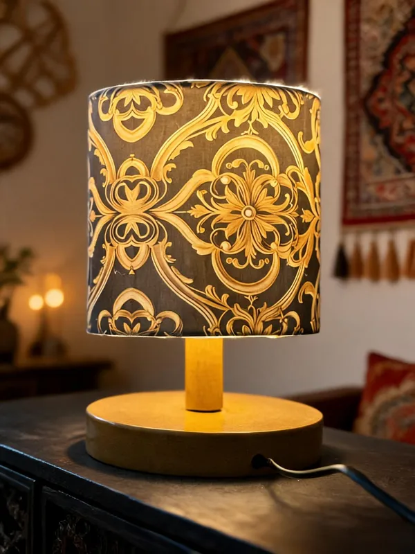 Yellow_Metal_Table_Lamp_For_Home_Lighting