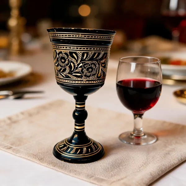 Black_&_Golden_Brass_Goblet_For_Drinkware