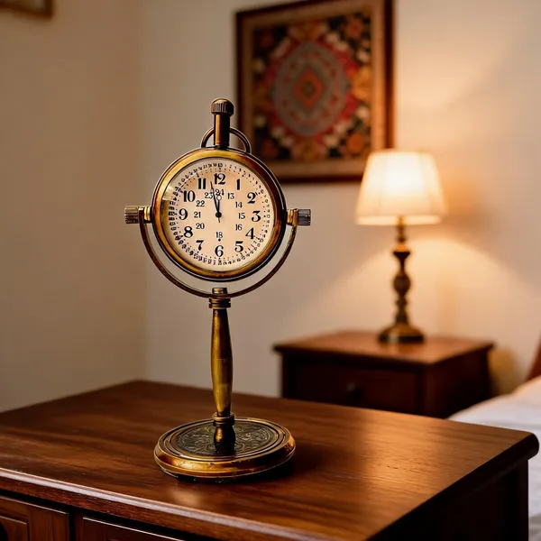 Brass_&_Gold_Metal_Table_Clock_For_Desk_Decor