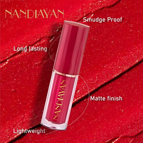 HANDIYAN__12Pcs_Velvet_Matte_Liquid_Lipstick_Set_of_12,_Waterproof_Long_Lasting_Quick-drying_Non-Stick_Cup_Nude_Lip_Stain_Kit