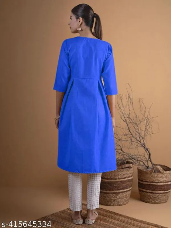 ZOYA_BLUE_GOWN_SOLID_KURTI