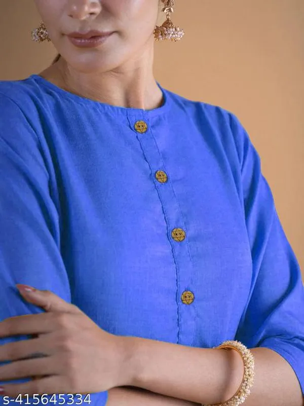 ZOYA_BLUE_GOWN_SOLID_KURTI