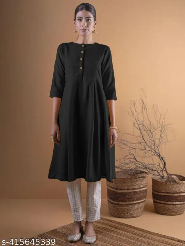 ZOYA_BLACK_GOWN_SOLID_KURTI