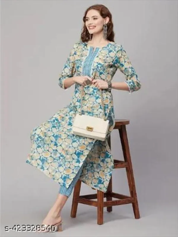 BLUE_STONE_REYON_KURTA_SET_