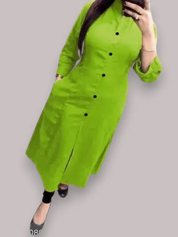 COLLAR_GREEN_SELFI_KURTI