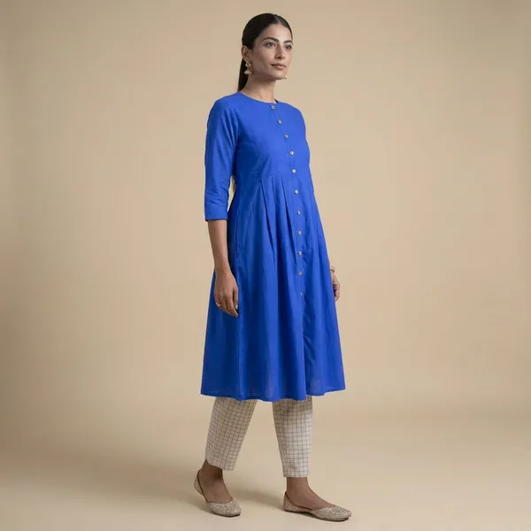 ZOYA_BLUE_GOWN_SOLID_KURTI