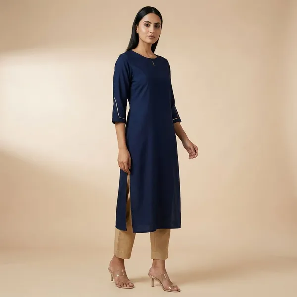 PETAL_BLACK_&_MAROON_&_NAVY_BLUE_PETAL_SLEEVE_KURTI