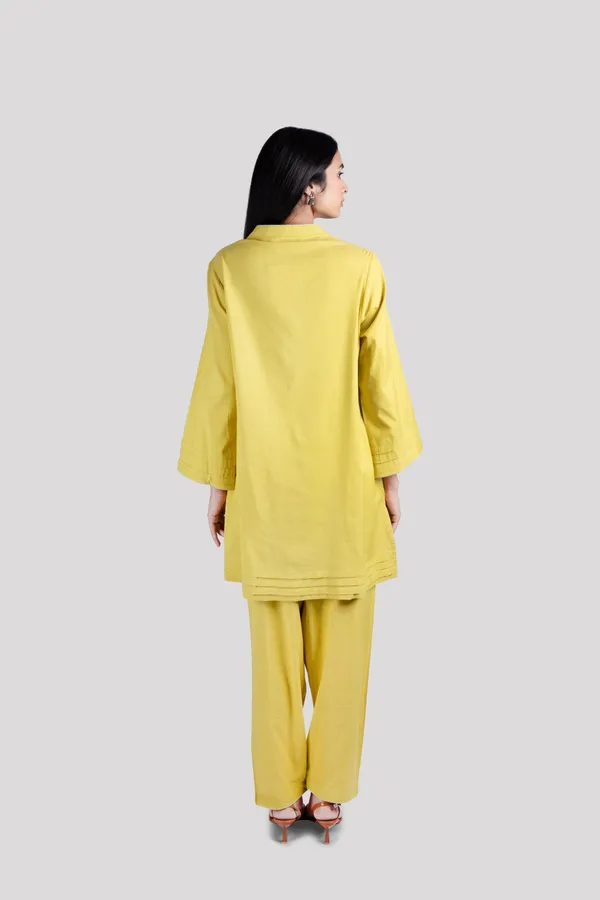 Mustard_Cotton_Co_Ord_Set_With_Comfort_Salwar_For_Women