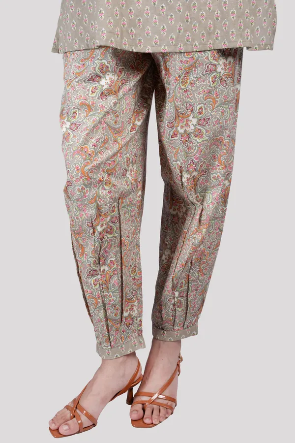 Brown_Soft_Cotton_Co_Ord_Set_With_Dhoti_Pants_For_Women