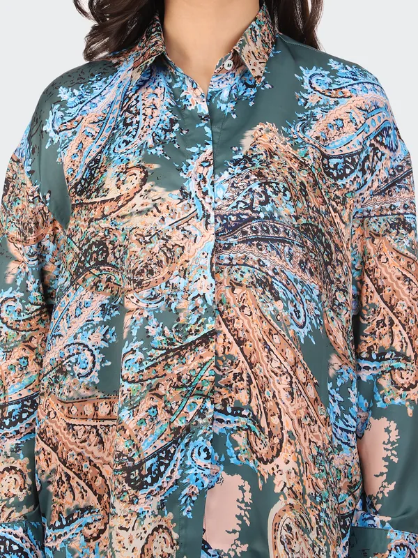 Multicolour_Cotton_Paisley_Semi_Formal_Shirt_For_Women