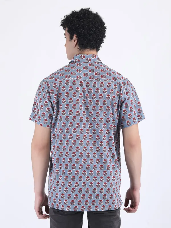 Indigo_Cotton_Block_Print_Summer_Shirt_For_Men