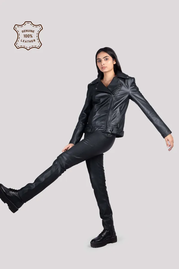 Black_Stretch_Leather_Real_Jeans_For_Women