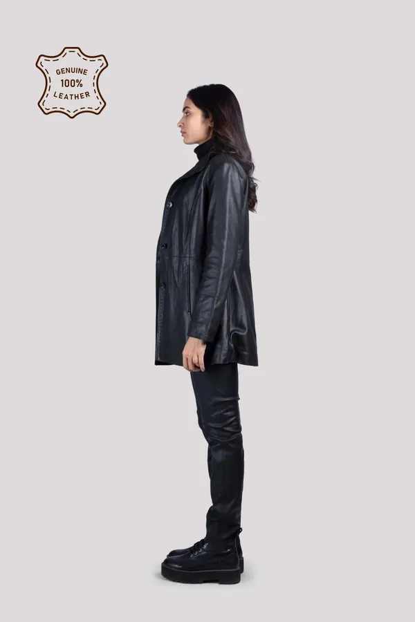 Black_Leather_Hand_Stitched_Long_Coat_For_Women