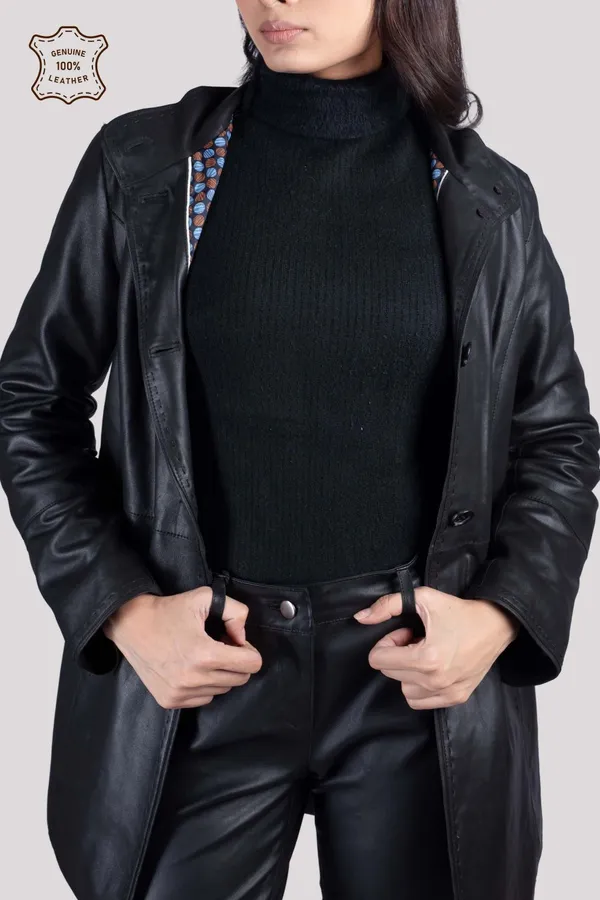 Black_Leather_Hand_Stitched_Long_Coat_For_Women