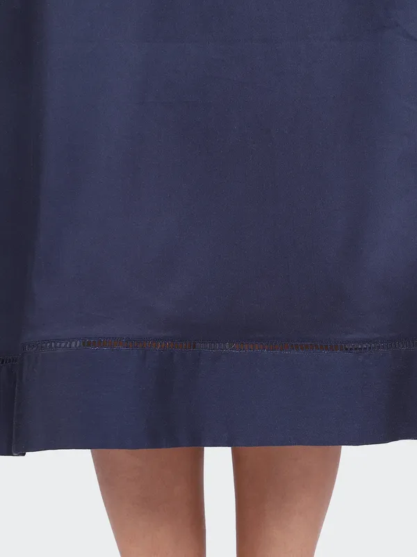 Navy_Cotton_Lace_Sleeves_Bottom_Collared_Dress_For_Women