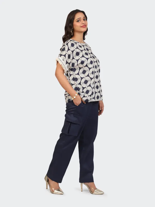 Blue_Cotton_Navy_Bohemian_Cargo_Pocket_Co_Ord_Pant_Set_For_Women