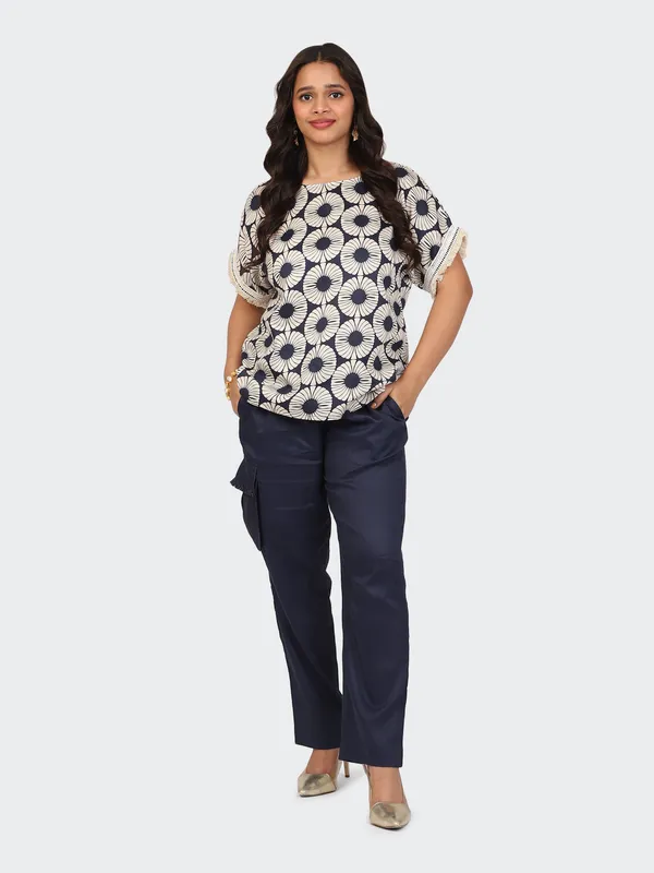 Blue_Cotton_Navy_Bohemian_Cargo_Pocket_Co_Ord_Pant_Set_For_Women
