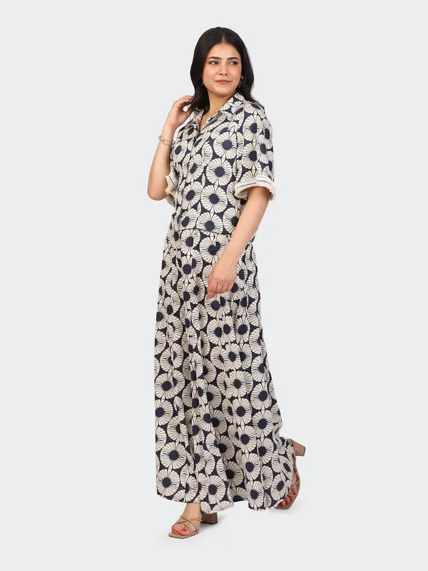 Beige_And_Navy_Cotton_Bohemian_Short_Top_Sharara_Co_Ord_Set_For_Women