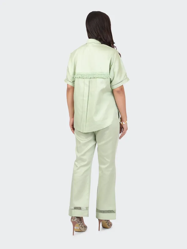 Green_Cotton_Mint_Decorative_Lace_Pockets_Sleeves_Back_Co_Ord_Set_For_Women