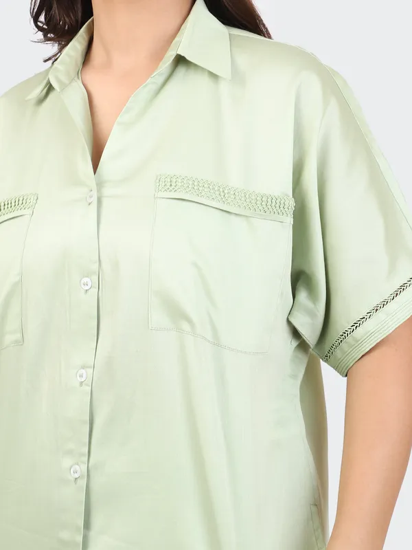 Green_Cotton_Mint_Decorative_Lace_Pockets_Sleeves_Back_Co_Ord_Set_For_Women