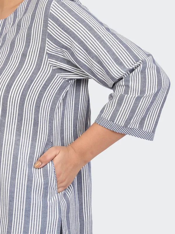 Blue_Fine_Cotton_Comfortable_Co_Ord_Set_For_Women