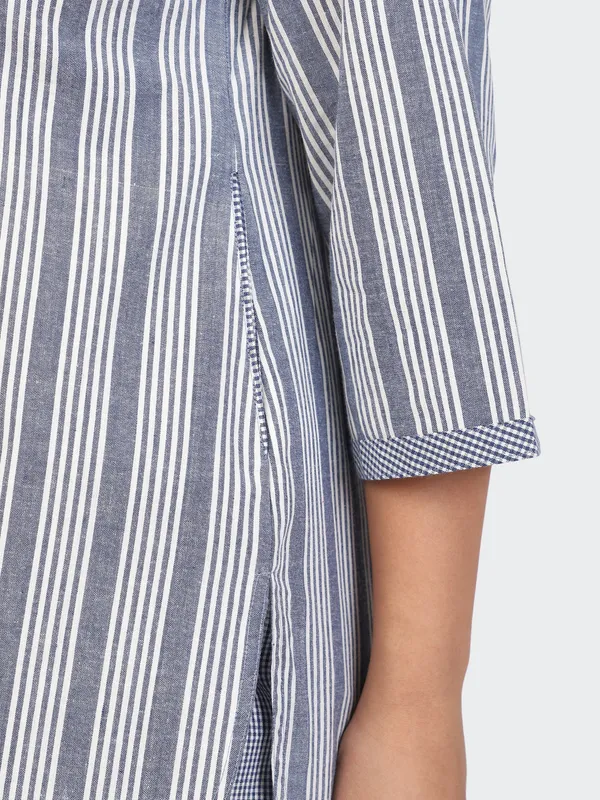 Blue_Fine_Cotton_Comfortable_Co_Ord_Set_For_Women