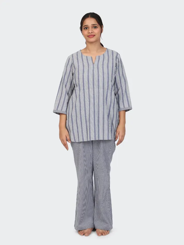 Blue_Fine_Cotton_Comfortable_Co_Ord_Set_For_Women