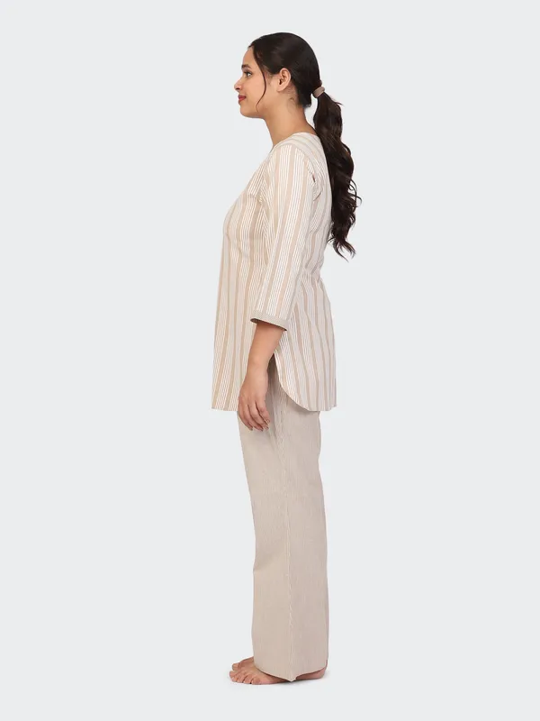 Beige_Fine_Cotton_Comfortable_Co_Ord_Set_For_Women